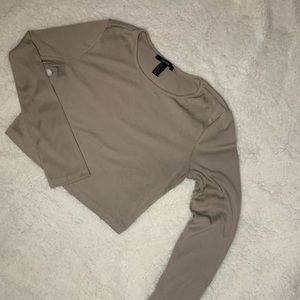 Longsleeve crop top